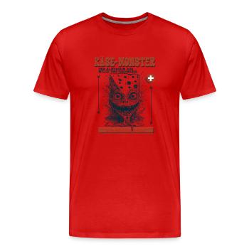 Kultur-Event T-Shirt: Wahnsinn hat Geschmack - Männer Premium Bio T-Shirt - Rot - Vorne - Damien (186cm)