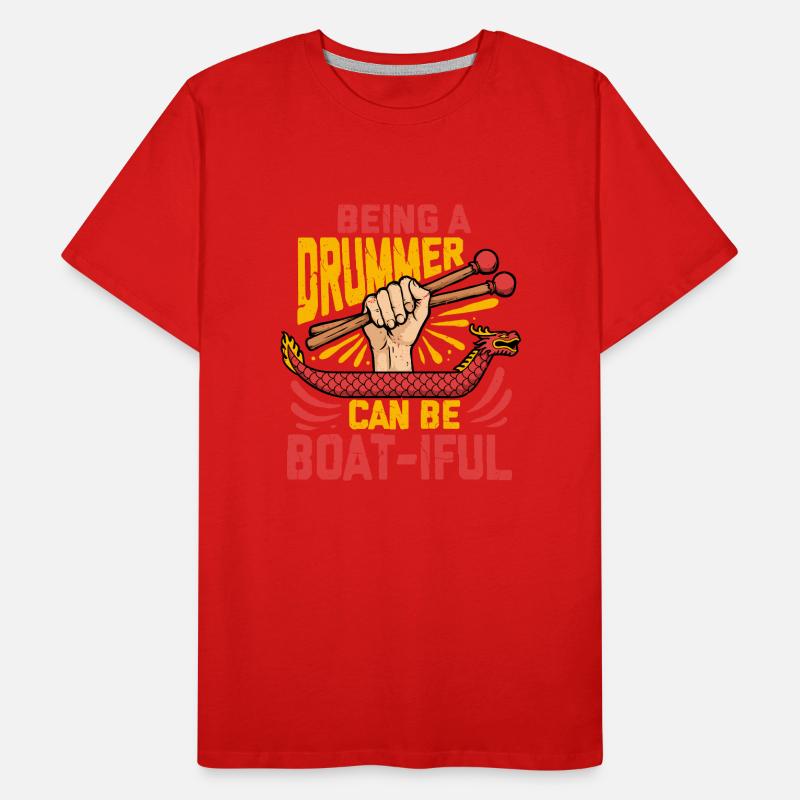 Drachenboot Boatiful Drummer Männer Premium Bio T-Shirt