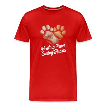 Tierarzte Experte Für Tierärzte - Männer Premium Bio T-Shirt - Rot - Vorne - Damien (186cm)