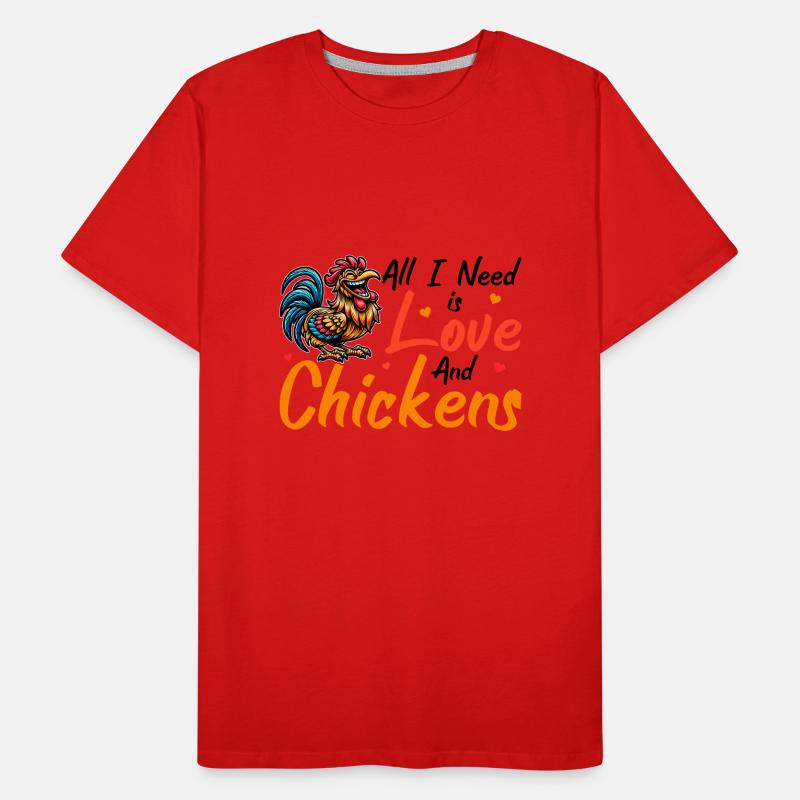 Poulets Poulets T-shirt bio Premium Homme