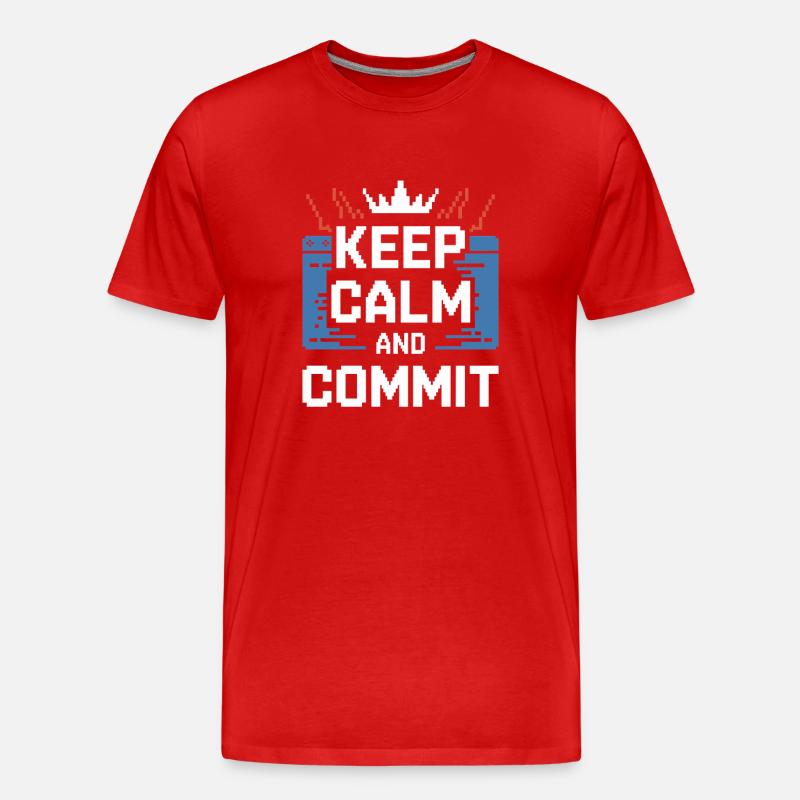 Coding Ninja Programmer Debugging Master - Men's Premium Organic T-Shirt - red