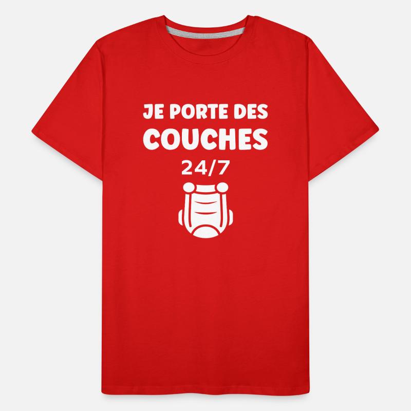 Couches T-shirt bio Premium Homme