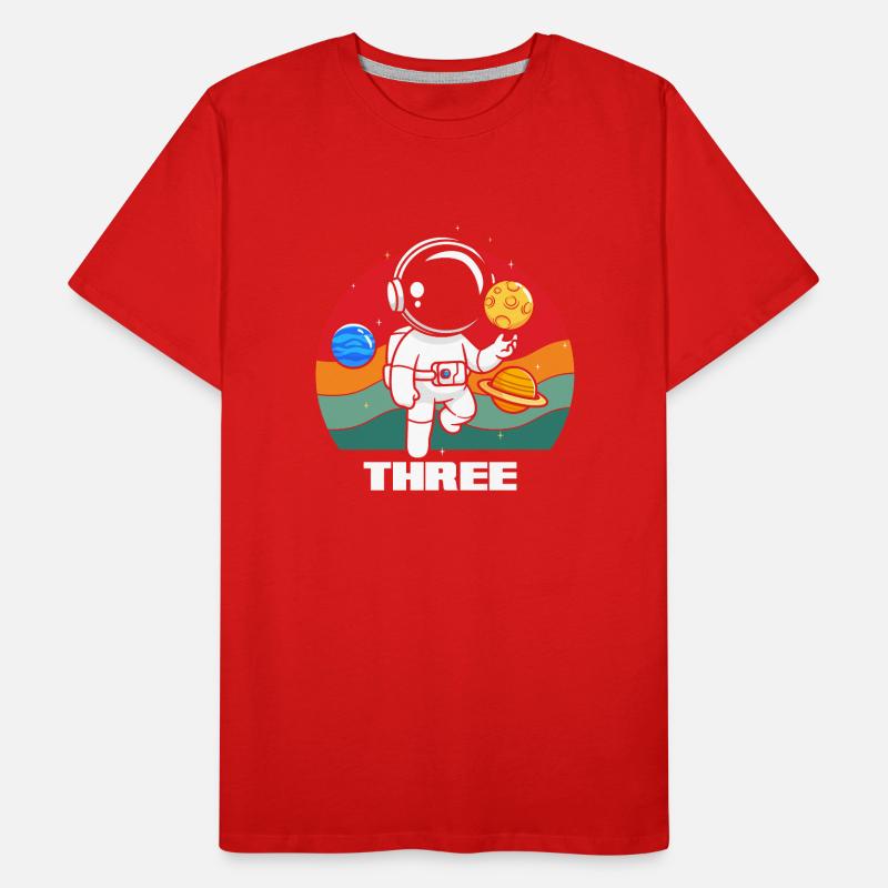 L’aventure spatiale pour les jeunes explorateurs T-shirt bio Premium Homme