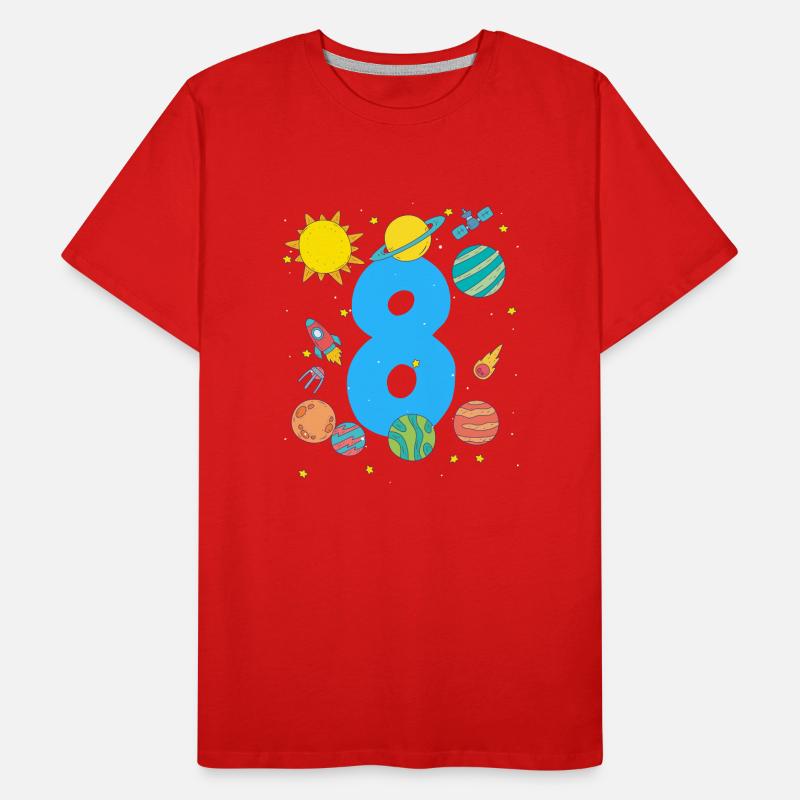 Aventure spatiale huit T-shirt bio Premium Homme