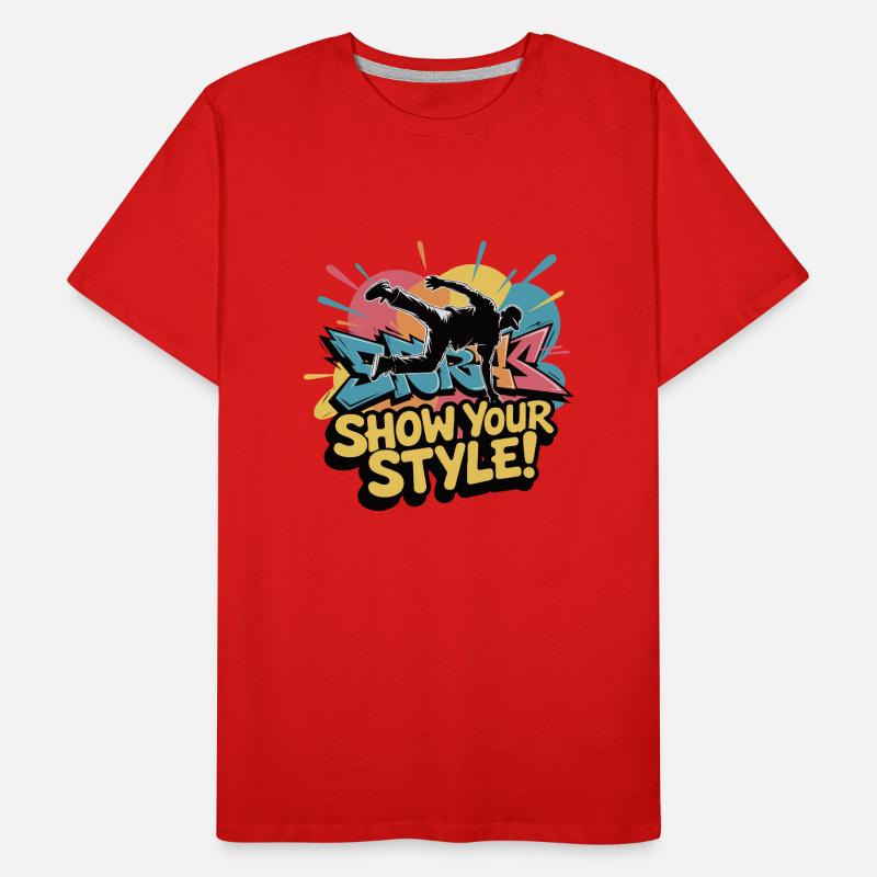 BREAKDANCER Männer Premium Bio T-Shirt