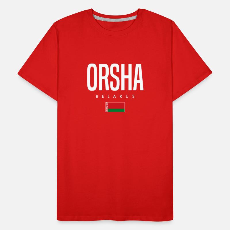 Orsha, Biélorussie, Biélorussie T-shirt bio Premium Homme