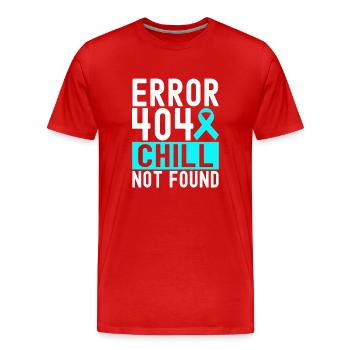 Trouble anxieux Trouble anxieux - T-shirt bio Premium Homme - rouge - Devant - Damien (186cm)