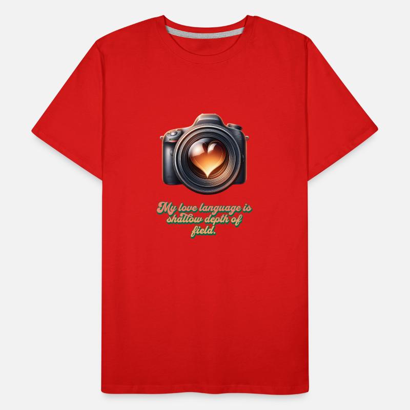 Déclaration d’amour dans le flou T-shirt bio Premium Homme