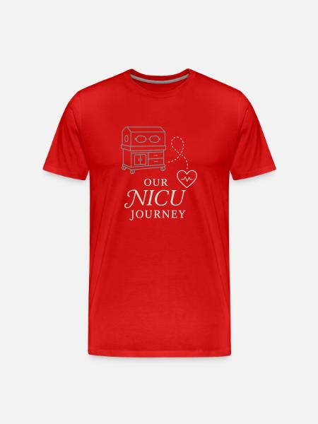 Neonatalafdeling Forældre Stolthed Præemie Kriger Nyfødt - Herre Premium T-shirt økologisk - rød