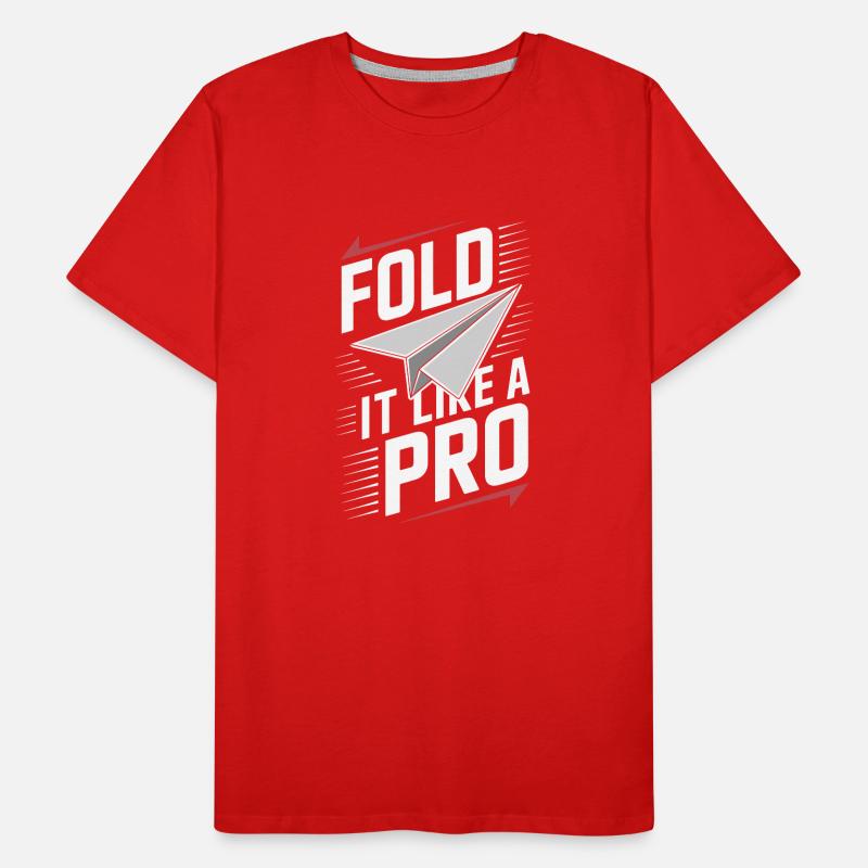 Papierflugzeugbauer Diy Folding Experte Creative Männer Premium Bio T-Shirt