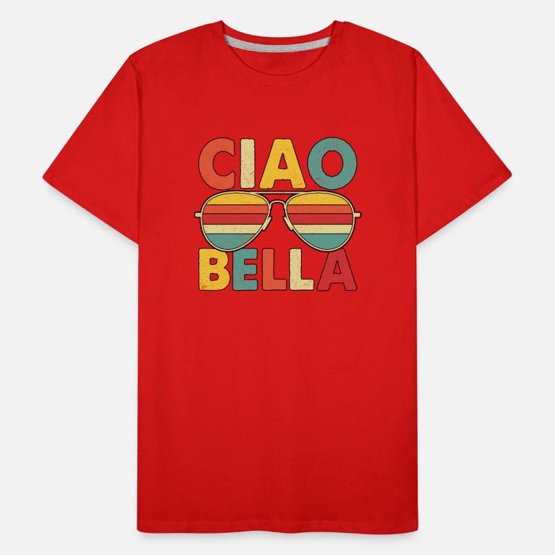 Ciao Bella Männer Premium Bio T-Shirt