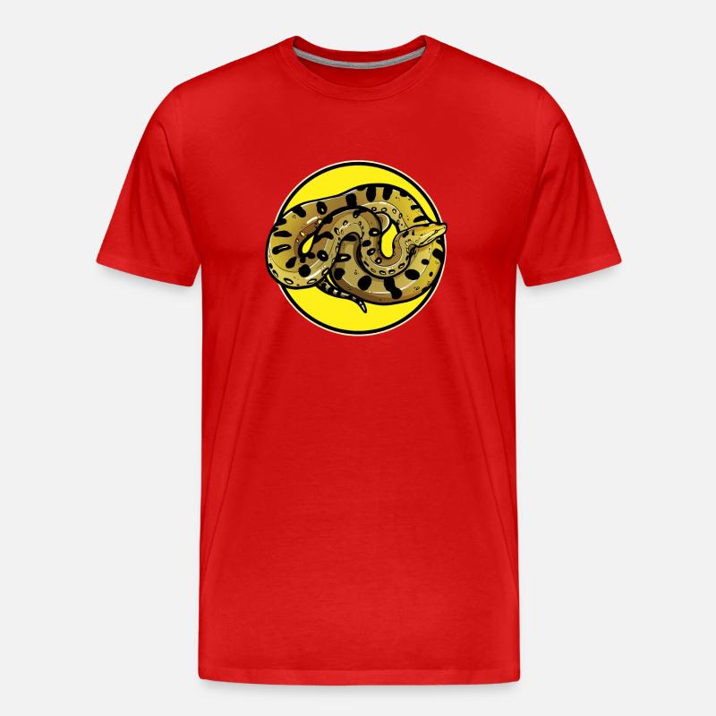 Anakondas Anakonda - Männer Premium Bio T-Shirt - Rot