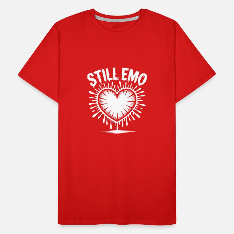Toujours emo ! Esthétique alternative gothique emo T-shirt bio Premium Homme