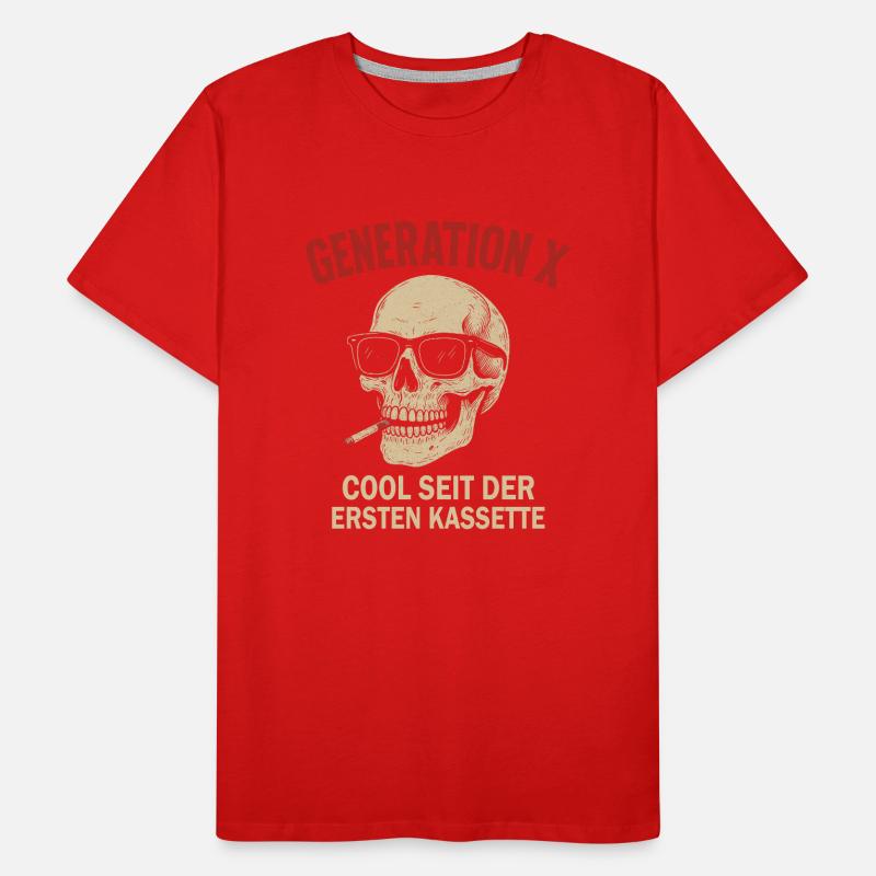 Generation X Cool Seit Ersten Kassette Männer Premium Bio T-Shirt