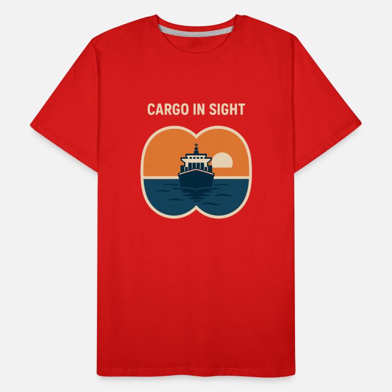 Ship vision device Container ship Cargo ship Men's Premium Organic T-Shirt