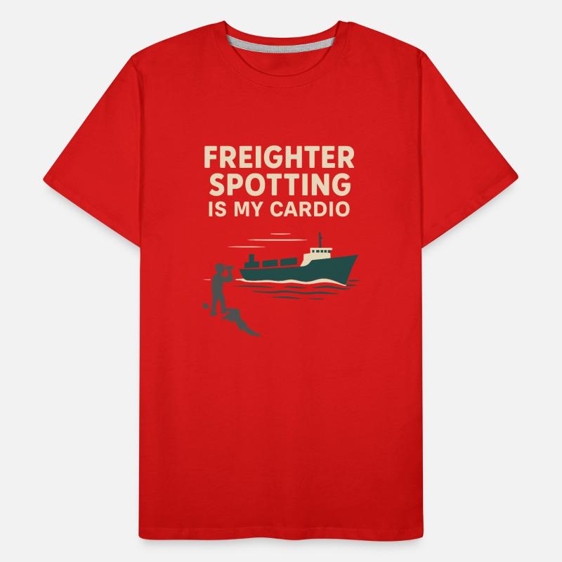Ship vision device Container ship Cargo ship Men's Premium Organic T-Shirt