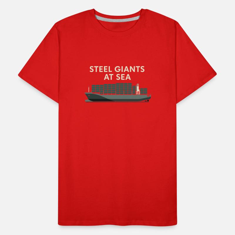 Ship vision device Container ship Cargo ship Men's Premium Organic T-Shirt