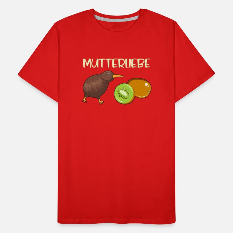 Bald Mama MUTTERLIEBE Werdende Mutter Lustig Männer Premium Bio T-Shirt