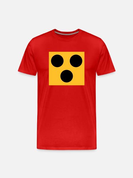 blind - Männer Premium Bio T-Shirt - Rot