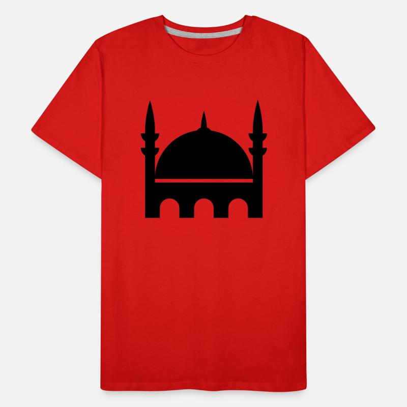 Moschee Männer Premium Bio T-Shirt