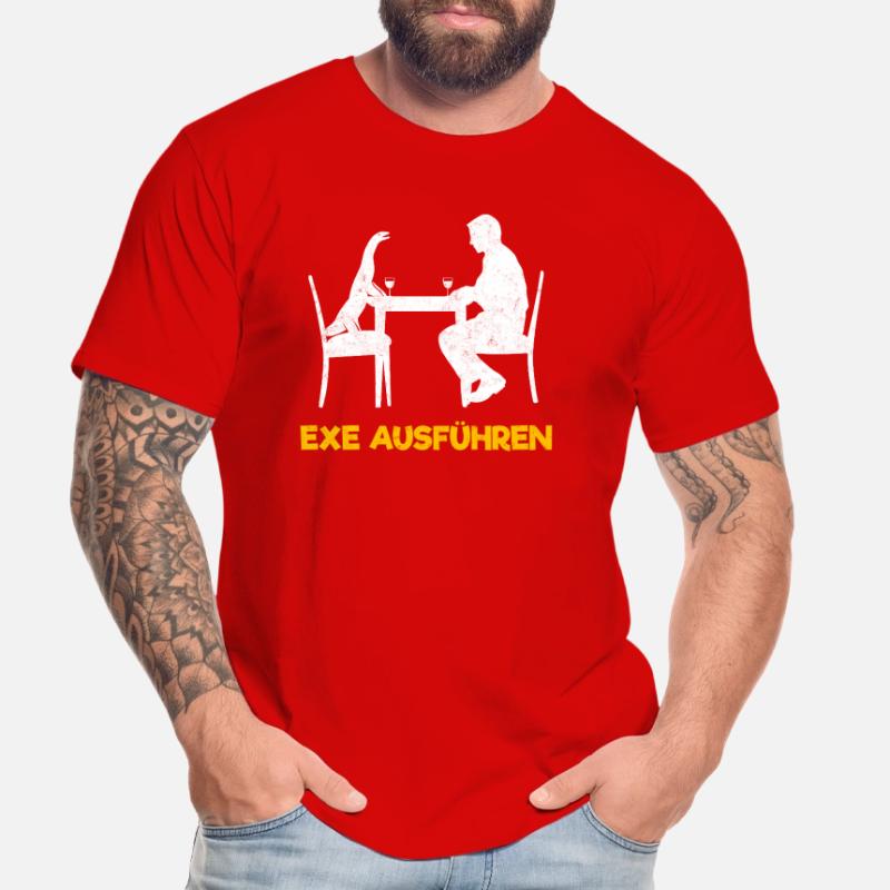 exe exécuter l’informatique programmeur admin T-shirt bio Premium Homme