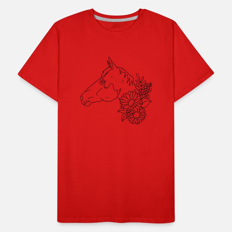 cheval T-shirt bio Premium Homme