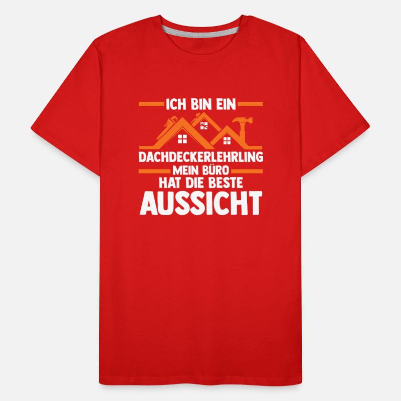 Roofing training apprentice Auzbi roofer Men's Premium Organic T-Shirt