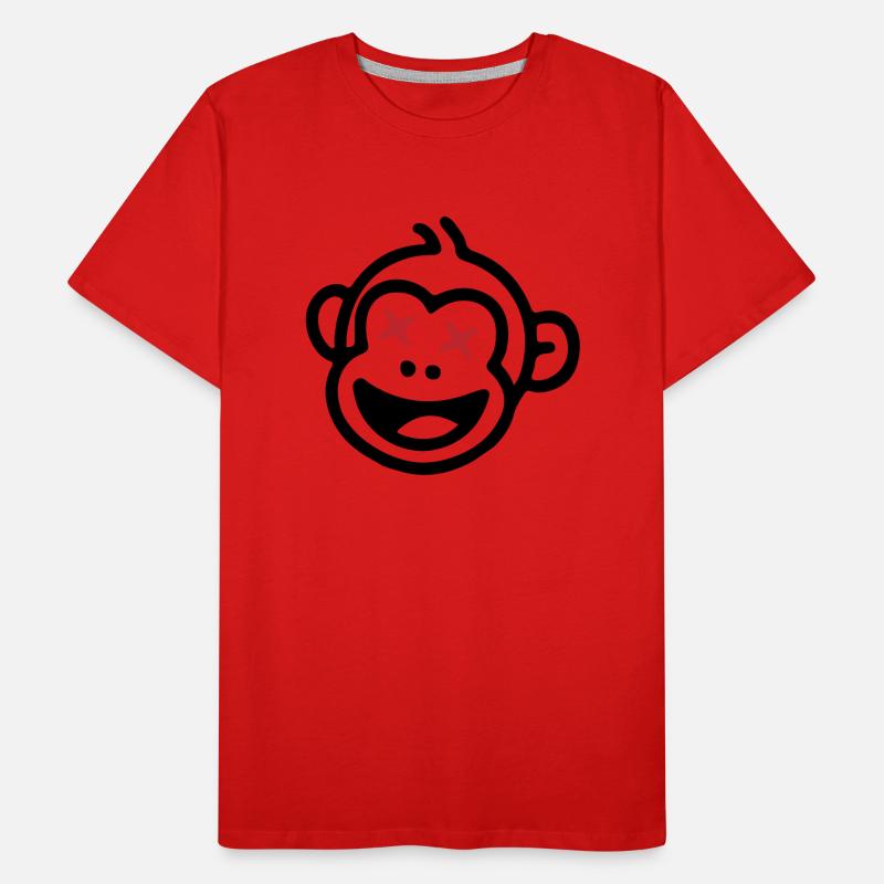 Monkey Funny Men's Premium Organic T-Shirt