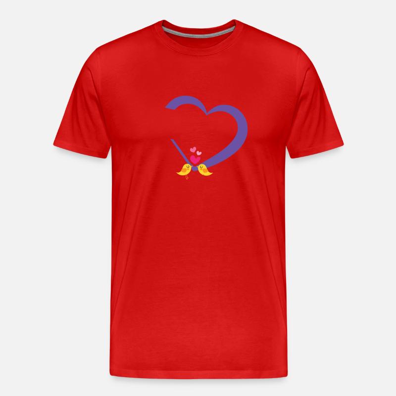 Küken - Männer Premium Bio T-Shirt - Rot