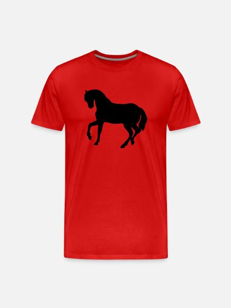 Cute Pony - Men's Premium Organic T-Shirt - red