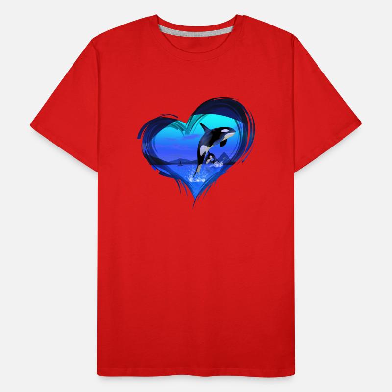 Orca Männer Premium Bio T-Shirt