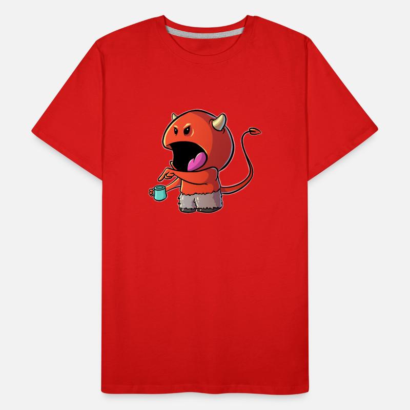 Coffee Devil - Kaffee Teufelchen Männer Premium Bio T-Shirt