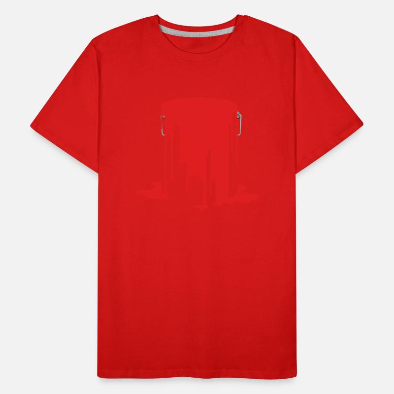 Offener Farbeimer Männer Premium Bio T-Shirt