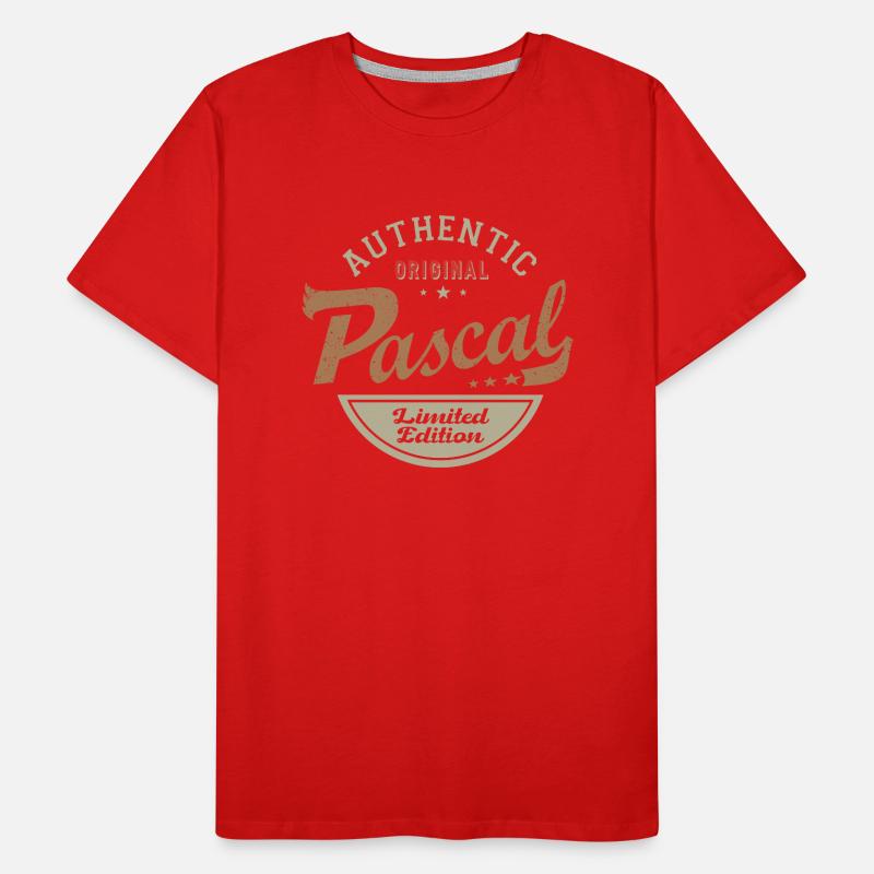 Pascal gift custom tshirt Easter first name Men's Premium Organic T-Shirt