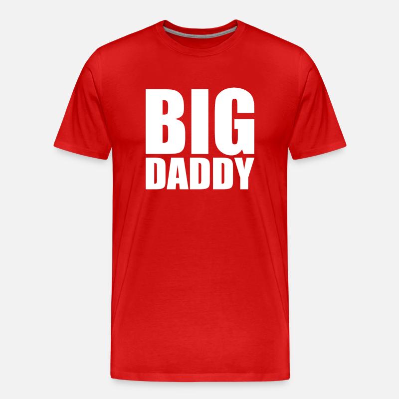 Big daddy - Männer Premium Bio T-Shirt - Rot