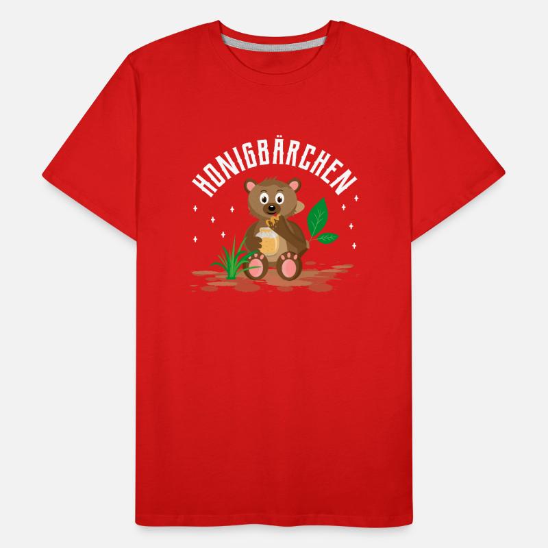 Honigbärchen Männer Premium Bio T-Shirt