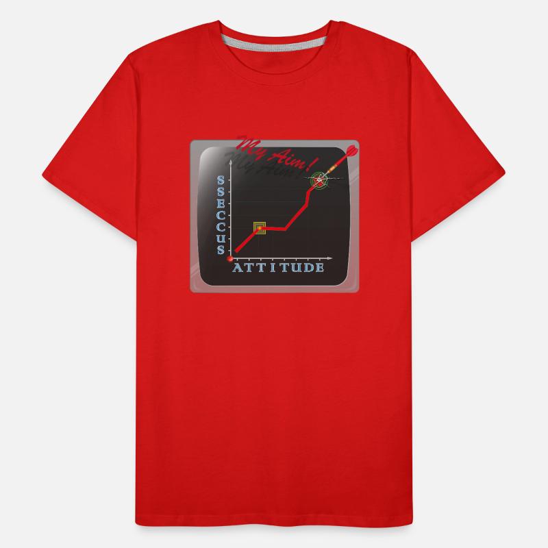 succès- objectif réussite T-shirt bio Premium Homme