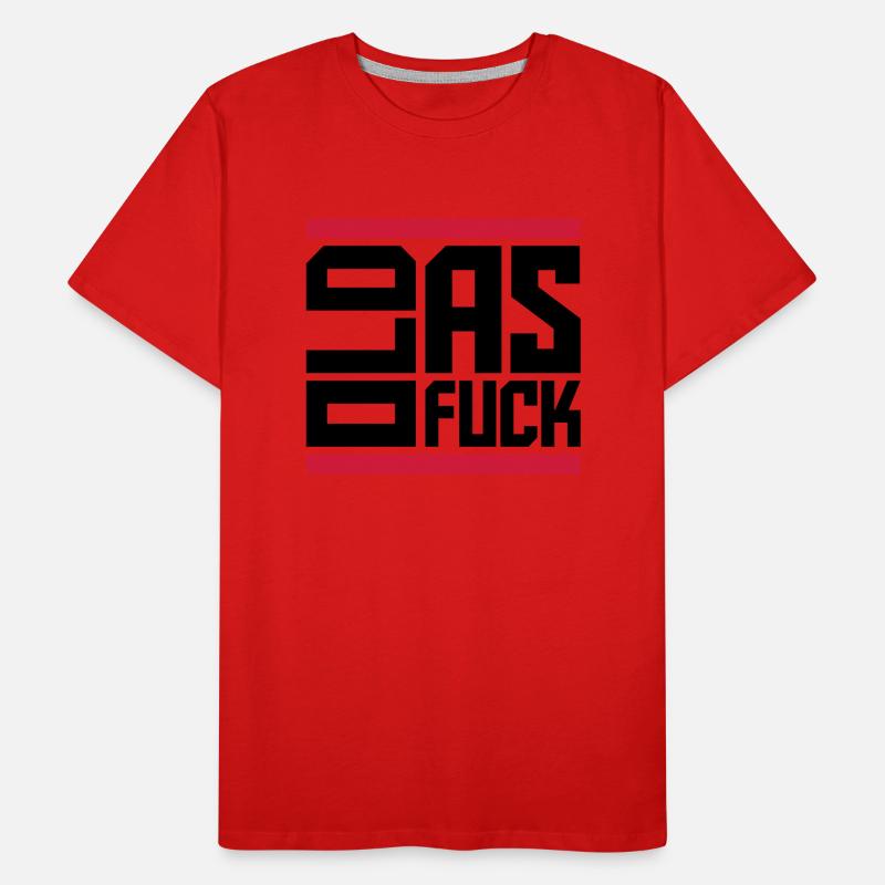 old AF Text Logo Männer Premium Bio T-Shirt