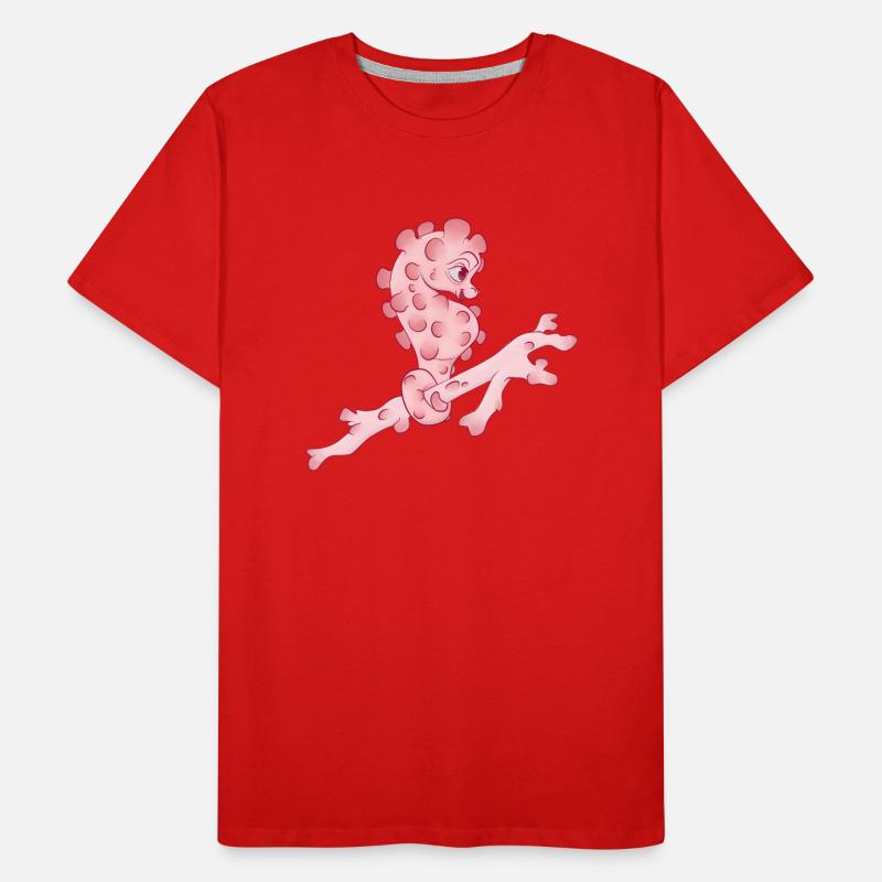 Seepferdchen Männer Premium Bio T-Shirt