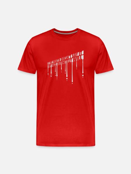 Mon visage le fera certainement - T-shirt bio Premium Homme - rouge