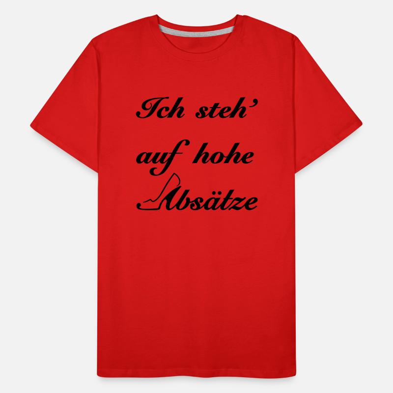 hohe Absätze 3 Männer Premium Bio T-Shirt