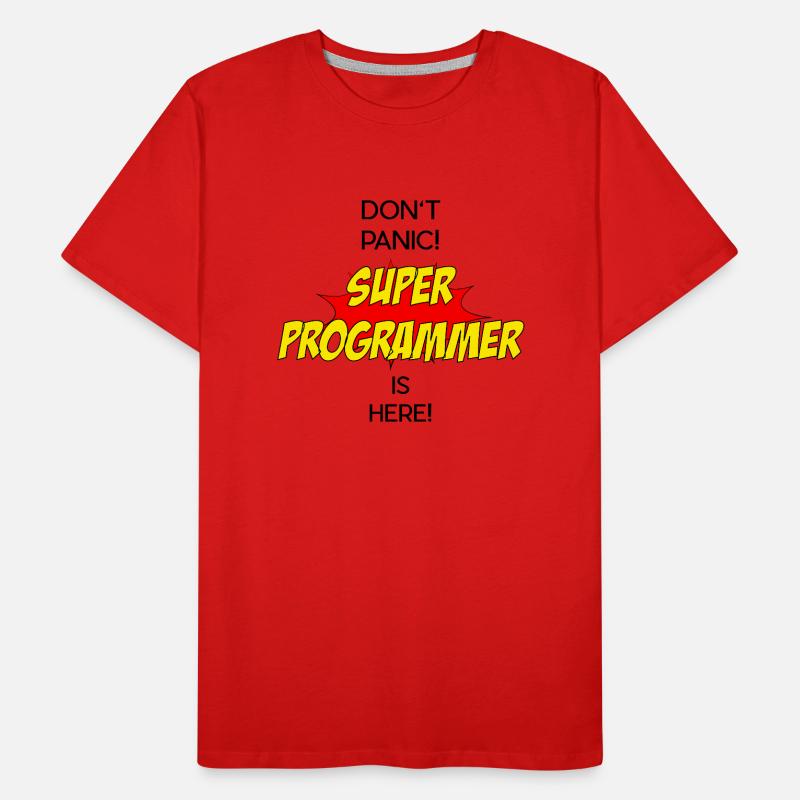 Super Programmer / Super Programmierer Männer Premium Bio T-Shirt