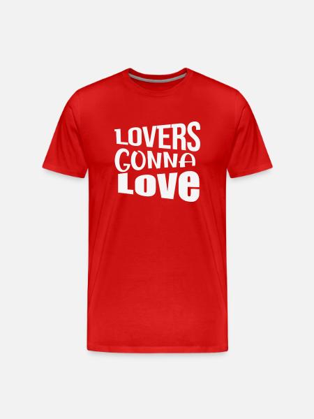 Lovers going to Love - Men's Premium Organic T-Shirt - red