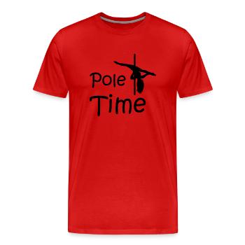Dancing Dance Music - Männer Premium Bio T-Shirt - Rot - Vorne - Damien (186cm)