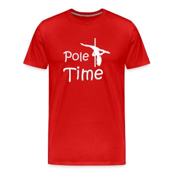 Danse Musique de danse - T-shirt bio Premium Homme - rouge - Devant - Damien (186cm)