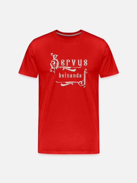 Servus beinanda - Men's Premium Organic T-Shirt - red
