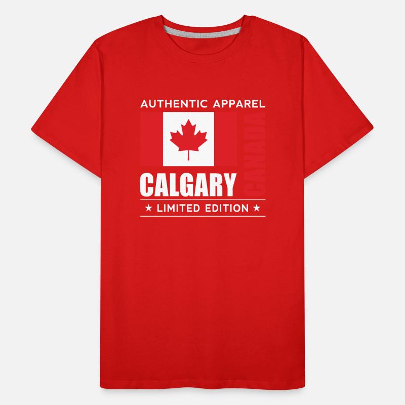 Calgary Men's Premium Organic T-Shirt