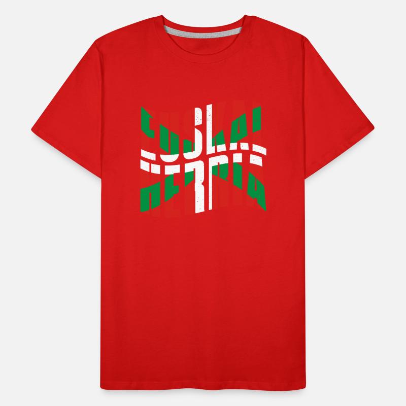 Basken Basco Euskotarak Baskische Sprache Männer Premium Bio T-Shirt