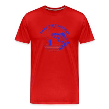 fish, fish, fishing, lake, sea, fishing, fauna, exotic - Men's Premium Organic T-Shirt - red - Front - Damien (186cm)