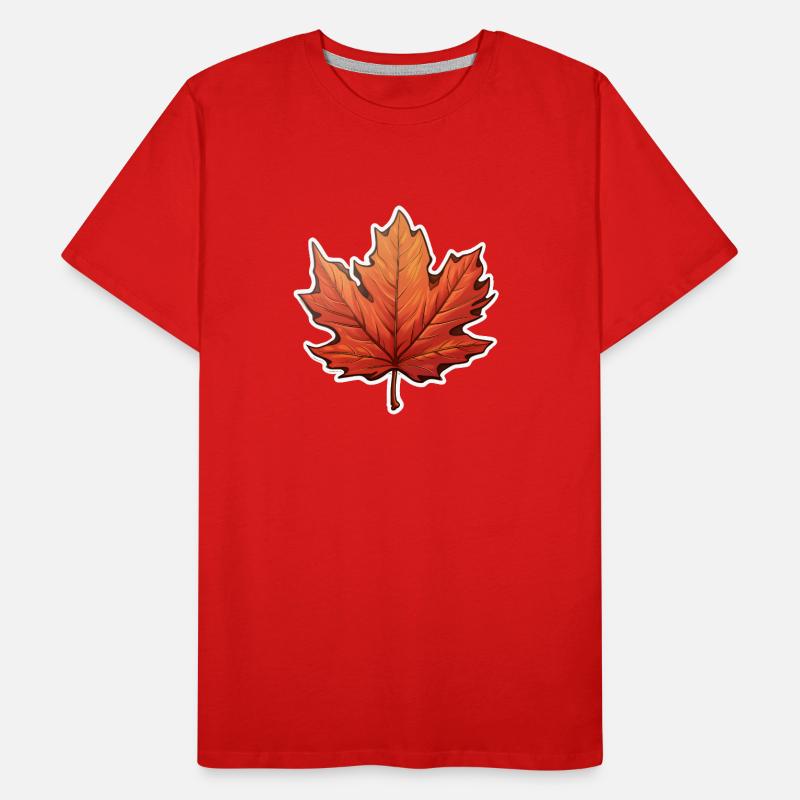 Maple leaf Men's Premium Organic T-Shirt